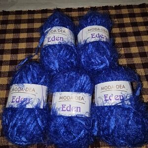 New Moda Dea Eden Paradise‎ Yarn 83 Yards Lot 5 Full